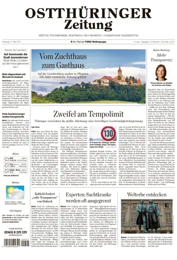 Ostthüringer Zeitung (Saale-Holzland-Kreis) - 23 May 2023