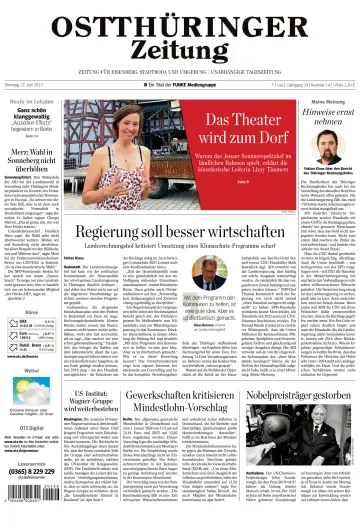Ostthüringer Zeitung (Saale-Holzland-Kreis) - 27 Jun 2023