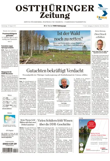 Ostthüringer Zeitung (Saale-Holzland-Kreis) - 10 Aug 2023