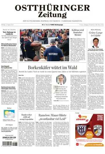 Ostthüringer Zeitung (Saale-Holzland-Kreis) - 14 Aug 2023