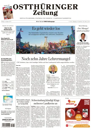 Ostthüringer Zeitung (Saale-Holzland-Kreis) - 18 Aug 2023