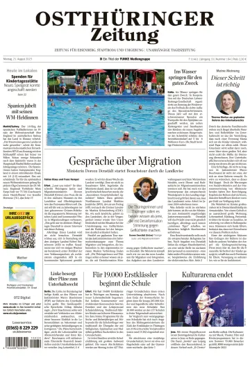 Ostthüringer Zeitung (Saale-Holzland-Kreis) - 21 Aug 2023
