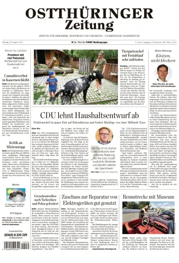 Ostthüringer Zeitung (Saale-Holzland-Kreis) - 28 Aug 2023