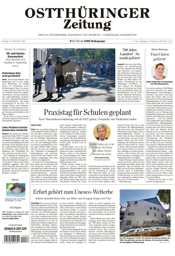 Ostthüringer Zeitung (Saale-Holzland-Kreis) - 18 Sep 2023