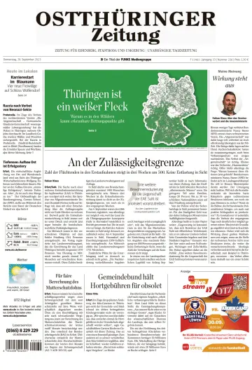 Ostthüringer Zeitung (Saale-Holzland-Kreis) - 28 Sep 2023