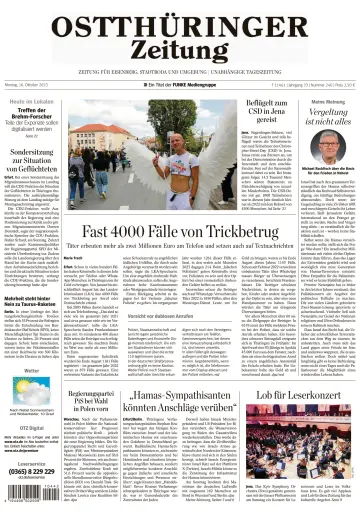 Ostthüringer Zeitung (Saale-Holzland-Kreis) - 16 Oct 2023