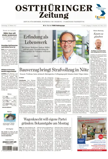 Ostthüringer Zeitung (Saale-Holzland-Kreis) - 19 Oct 2023