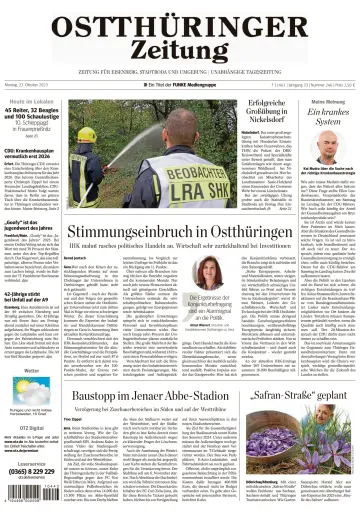 Ostthüringer Zeitung (Saale-Holzland-Kreis) - 23 Oct 2023