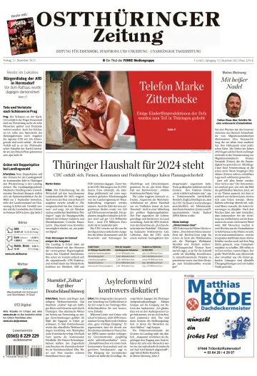 Ostthüringer Zeitung (Saale-Holzland-Kreis) - 22 Dec 2023