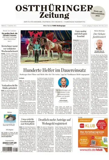 Ostthüringer Zeitung (Saale-Holzland-Kreis) - 27 Dec 2023