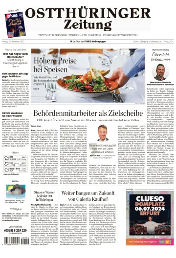 Ostthüringer Zeitung (Saale-Holzland-Kreis) - 29 Dec 2023