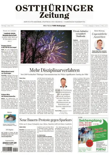Ostthüringer Zeitung (Saale-Holzland-Kreis) - 2 Jan 2024