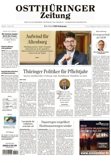 Ostthüringer Zeitung (Saale-Holzland-Kreis) - 3 Jan 2024
