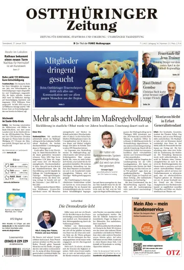 Ostthüringer Zeitung (Saale-Holzland-Kreis) - 27 Jan 2024