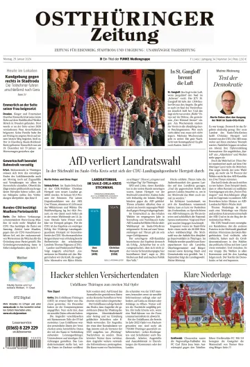 Ostthüringer Zeitung (Saale-Holzland-Kreis) - 29 Jan 2024