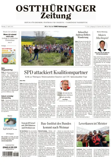 Ostthüringer Zeitung (Saale-Holzland-Kreis) - 15 Apr 2024