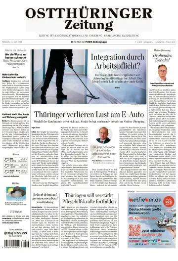 Ostthüringer Zeitung (Saale-Holzland-Kreis) - 24 Apr 2024