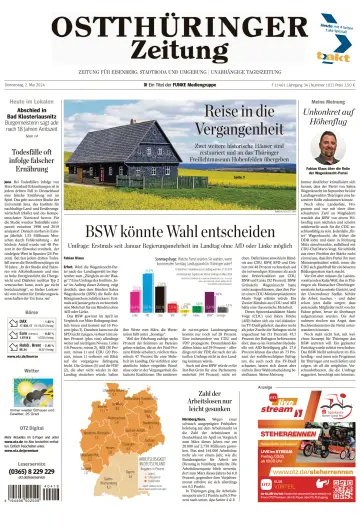 Ostthüringer Zeitung (Saale-Holzland-Kreis) - 02 Mai 2024