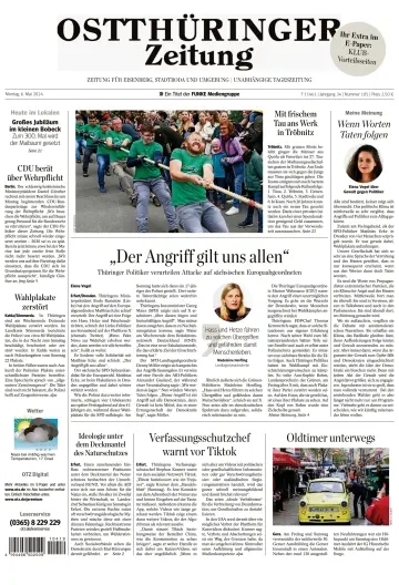 Ostthüringer Zeitung (Saale-Holzland-Kreis) - 06 май 2024