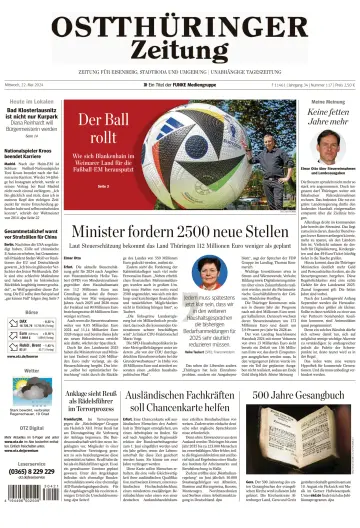 Ostthüringer Zeitung (Saale-Holzland-Kreis) - 22 май 2024