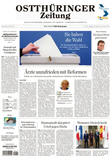 Ostthüringer Zeitung (Saale-Holzland-Kreis) - 23 May 2024