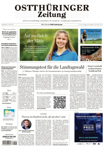 Ostthüringer Zeitung (Saale-Holzland-Kreis) - 25 May 2024