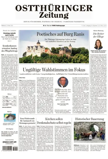 Ostthüringer Zeitung (Saale-Holzland-Kreis) - 29 May 2024