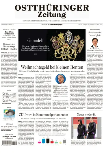 Ostthüringer Zeitung (Saale-Holzland-Kreis) - 30 May 2024