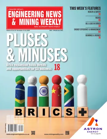Engineering News and Mining Weekly - 10 Nov 2023