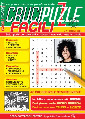 Crucipuzzle Facili - 03 1月 2024
