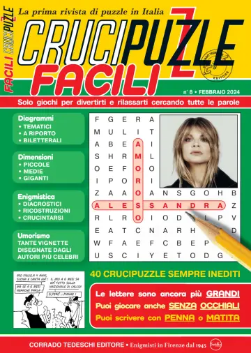 Crucipuzzle Facili - 02 fev. 2024