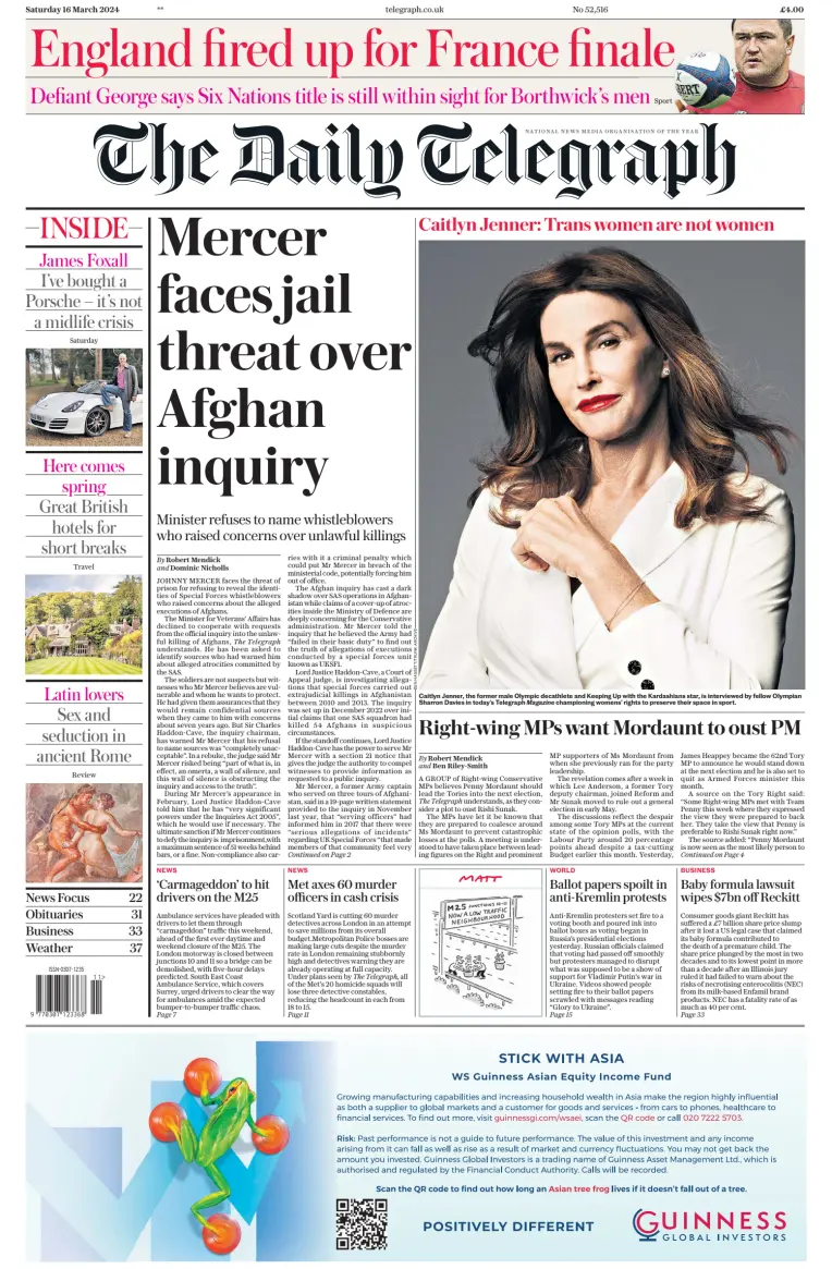 The Daily Telegraph - Saturday