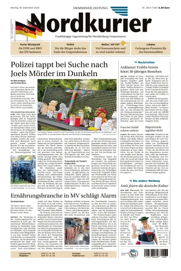 Nordkurier Demminer Zeitung - 18 Sep 2023