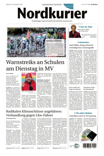 Nordkurier Demminer Zeitung - 27 Nov 2023