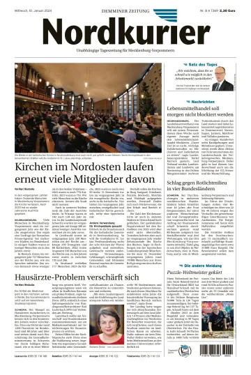 Nordkurier Demminer Zeitung - 10 Jan 2024