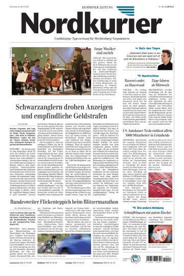 Nordkurier Demminer Zeitung - 16 Apr 2024