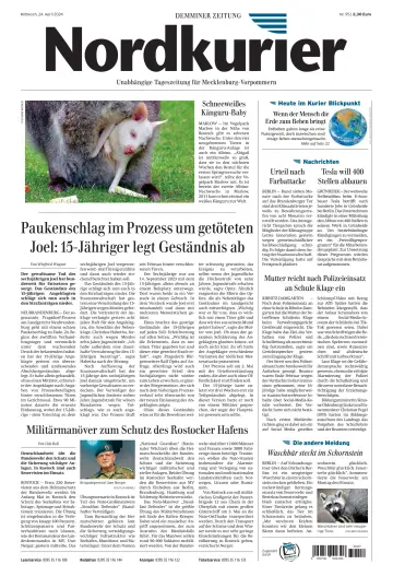 Nordkurier Demminer Zeitung - 24 四月 2024