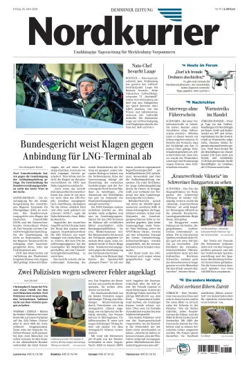 Nordkurier Demminer Zeitung - 26 4月 2024