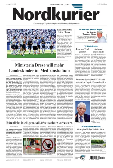 Nordkurier Demminer Zeitung - 13 maio 2024