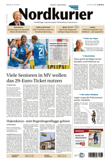 Nordkurier Haff-Zeitung - 31 Jul 2023