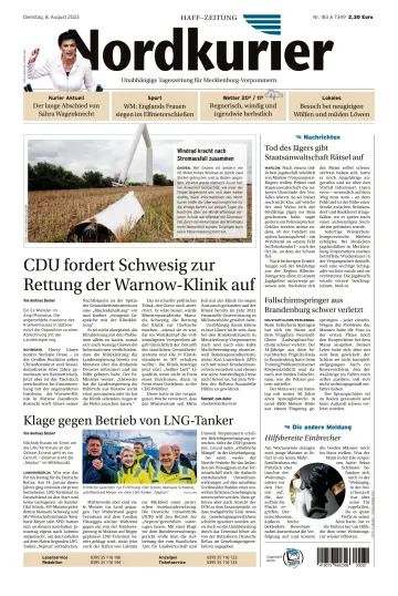 Nordkurier Haff-Zeitung - 8 Aug 2023