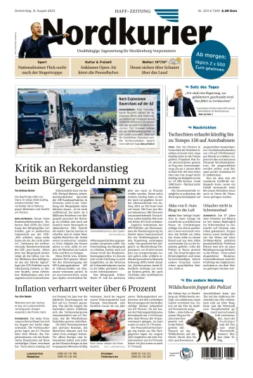 Nordkurier Haff-Zeitung - 31 Aug 2023