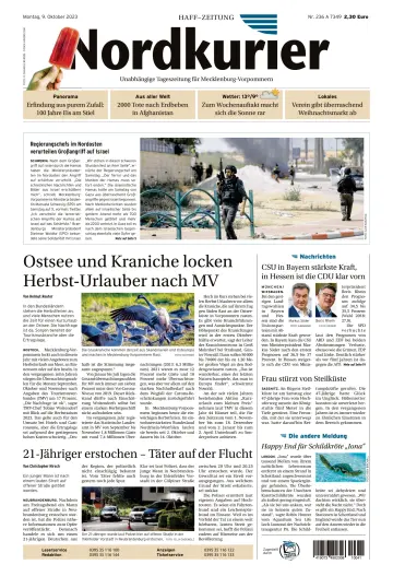 Nordkurier Haff-Zeitung - 9 Oct 2023