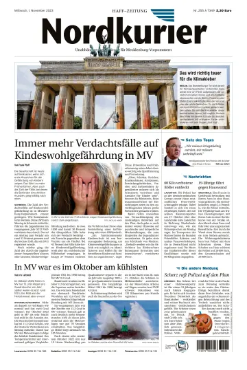 Nordkurier Haff-Zeitung - 1 Nov 2023