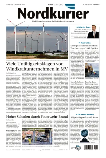 Nordkurier Haff-Zeitung - 2 Nov 2023