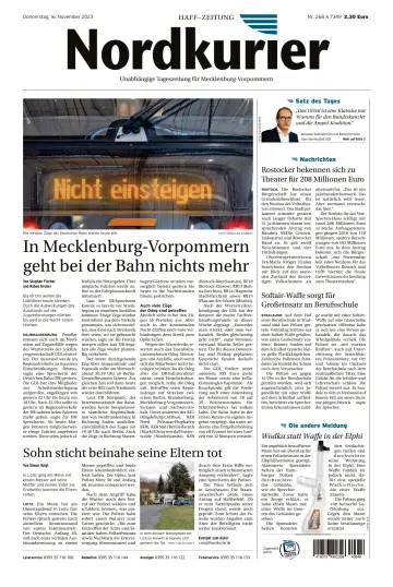 Nordkurier Haff-Zeitung - 16 Nov 2023