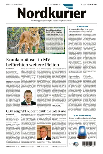 Nordkurier Haff-Zeitung - 22 Nov 2023