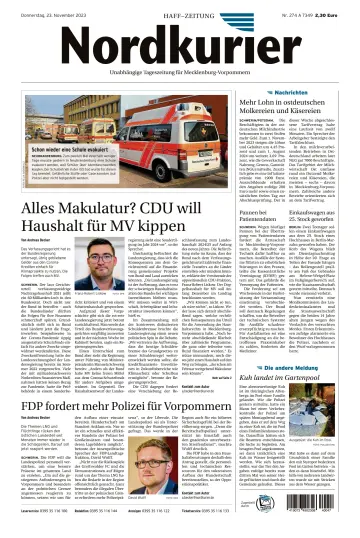 Nordkurier Haff-Zeitung - 23 Nov 2023