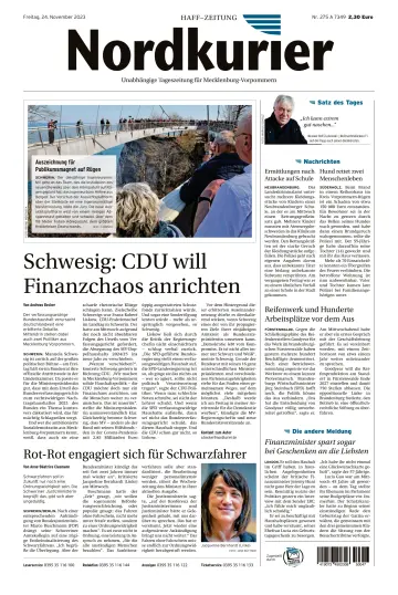 Nordkurier Haff-Zeitung - 24 Nov 2023