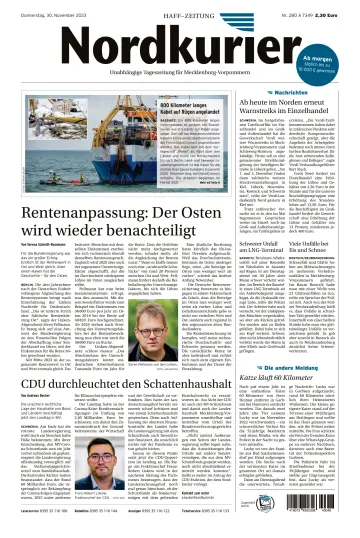 Nordkurier Haff-Zeitung - 30 Nov 2023